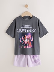 Lilac Purple Huntrix K-Pop Demon Hunters Short Pyjamas (6-16yrs) - Image 5 of 10