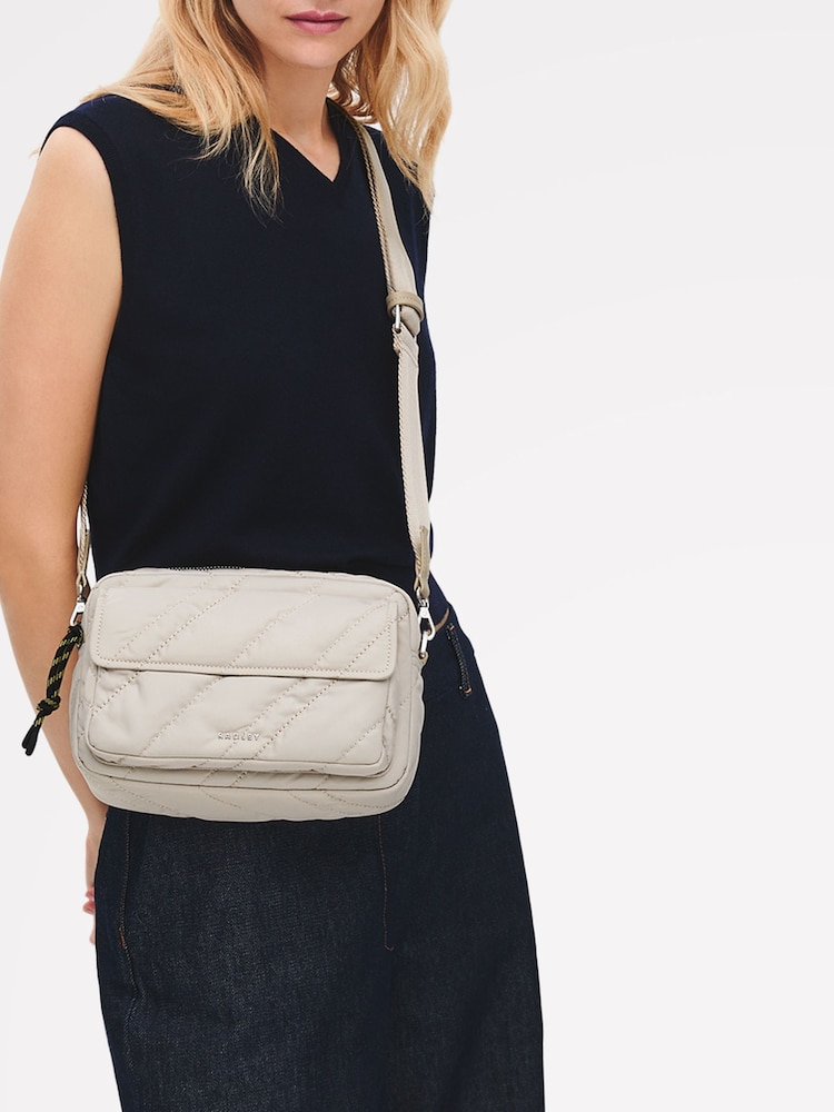 Radley Grey Eden Row Cross Body Bag - Image 6 of 6 Radley Grey Eden Row Cross Body Bag - Image 6 of 6