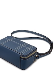 Radley Blue Calvert Way Check Micro Cross Body Bag - Image 5 of 5