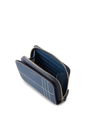 Radley Blue Calvert Way Check Medium Purse - Image 4 of 4