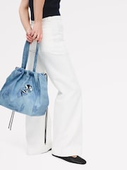 Radley Eden Row Denim Tote Bag - תמונה 1 מתוך 6