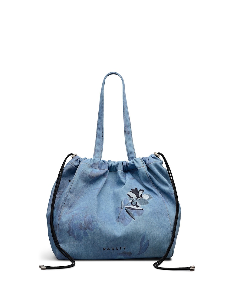 Radley Eden Row Denim Tote Bag - תמונה 2 מתוך 6