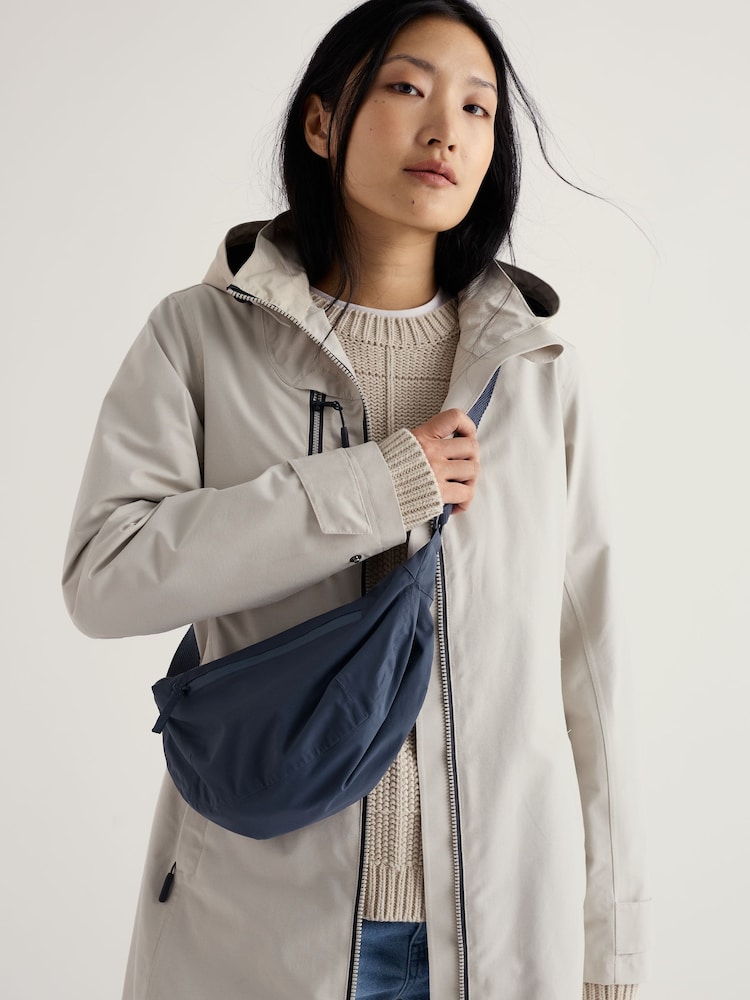 Seasalt Cornwall Blue Kevern Waterproof Cross-Body Bag - Image 1 of 5