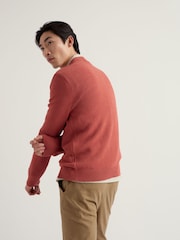 Seasalt Cornwall Red Mens Mizzen Jumper - Image 3 of 5