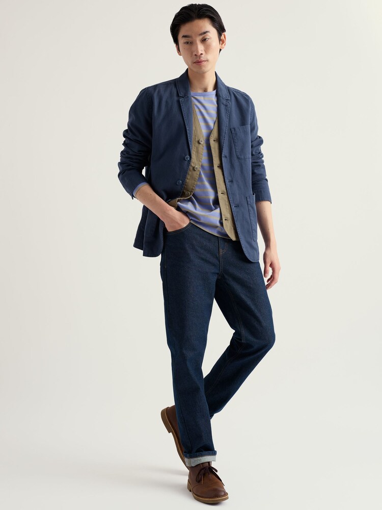 תכול - Seasalt Cornwall חולצת מלחים עם צווארון עגול - תמונה 1 מתוך 5