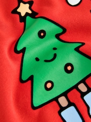 Red Christmas Crew Neck Sweat Top (3mths-7yrs) - Image 3 of 4