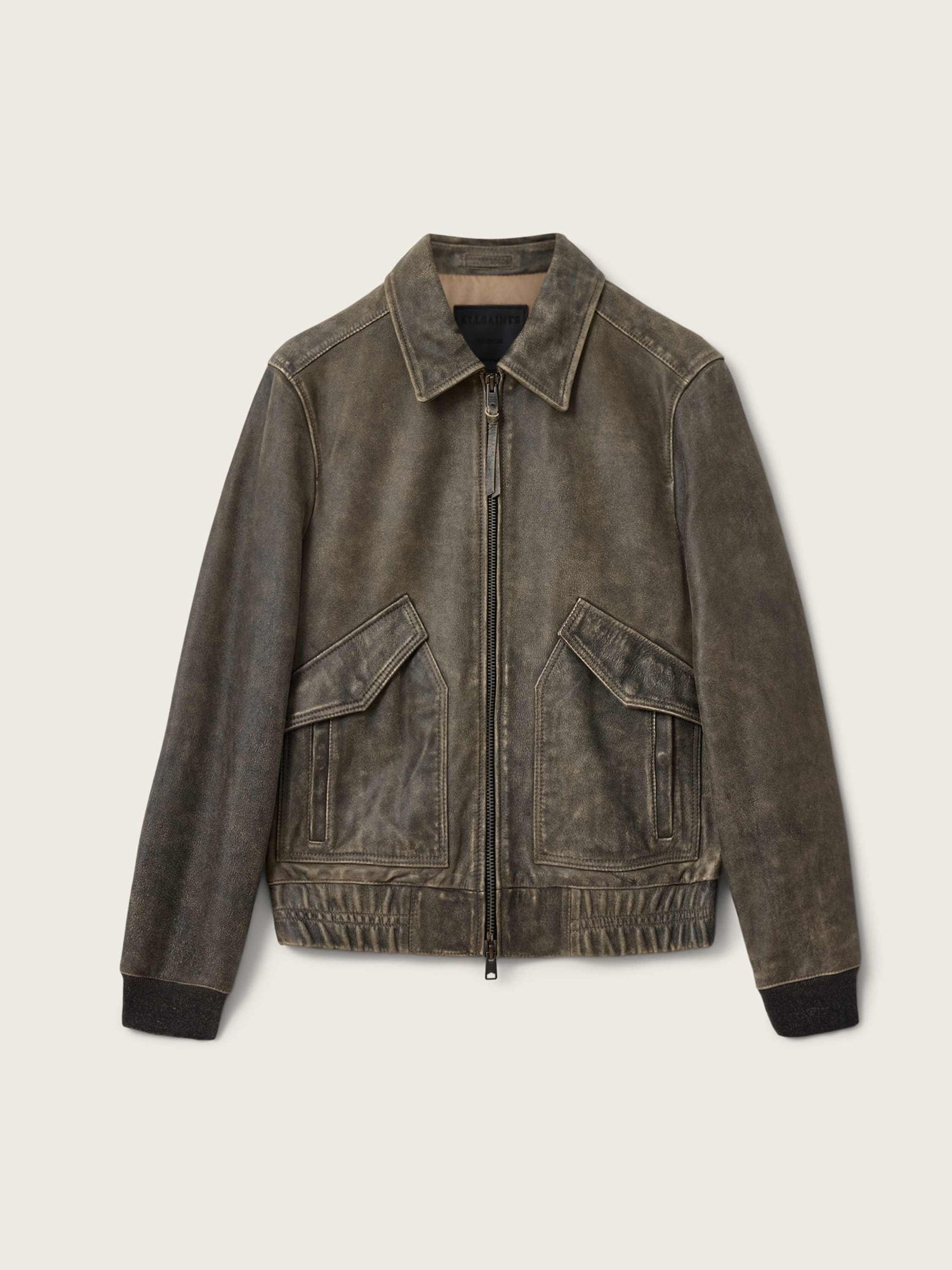 Buy AllSaints Black Marland Aviator Jacket from Next USA