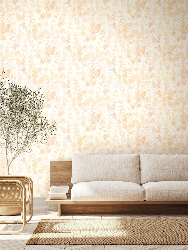 Ohpopsi Soft Latte Blossom 10M Wallpaper - Image 1 of 2