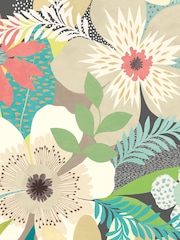 Ohpopsi Emerald Twist Floral Riot Forest 10M Wallpaper - Image 2 of 2