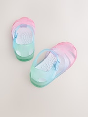 Pink/Blue Jelly Sandals - Image 3 of 5