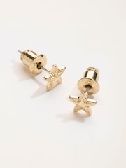 FatFace Star Stud Earrings - Larawan 3 ng 3