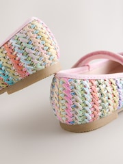 Rainbow Wide Fit (G) Mary Jane Touch Fastening Occasion Shoes - Image 4 of 5