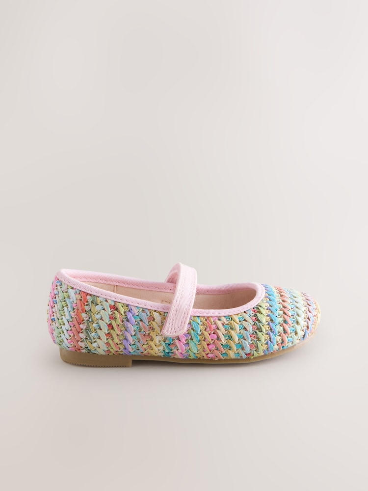 Rainbow Standard Fit (F) Mary Jane Touch Fastening Occasion Shoes - Image 2 of 5