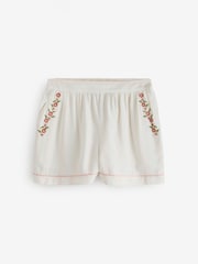 طقم بيجامة شورت مطرَّز Romilly من Laura Ashley - Image 8 of 12