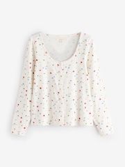 Laura Ashley Pointelle Neve 碎花棉质睡衣 - 9的图像6｝