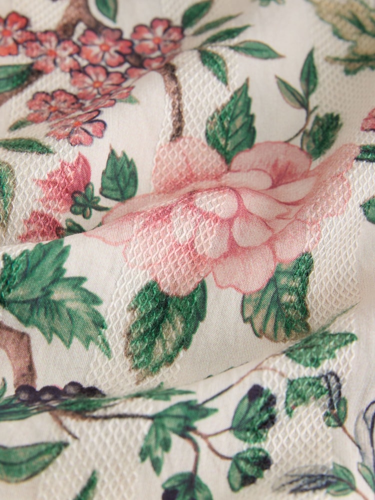 Laura Ashley Multi Ellenbrook Satin Stripe Button Through Pyjamas - Image 12 of 12