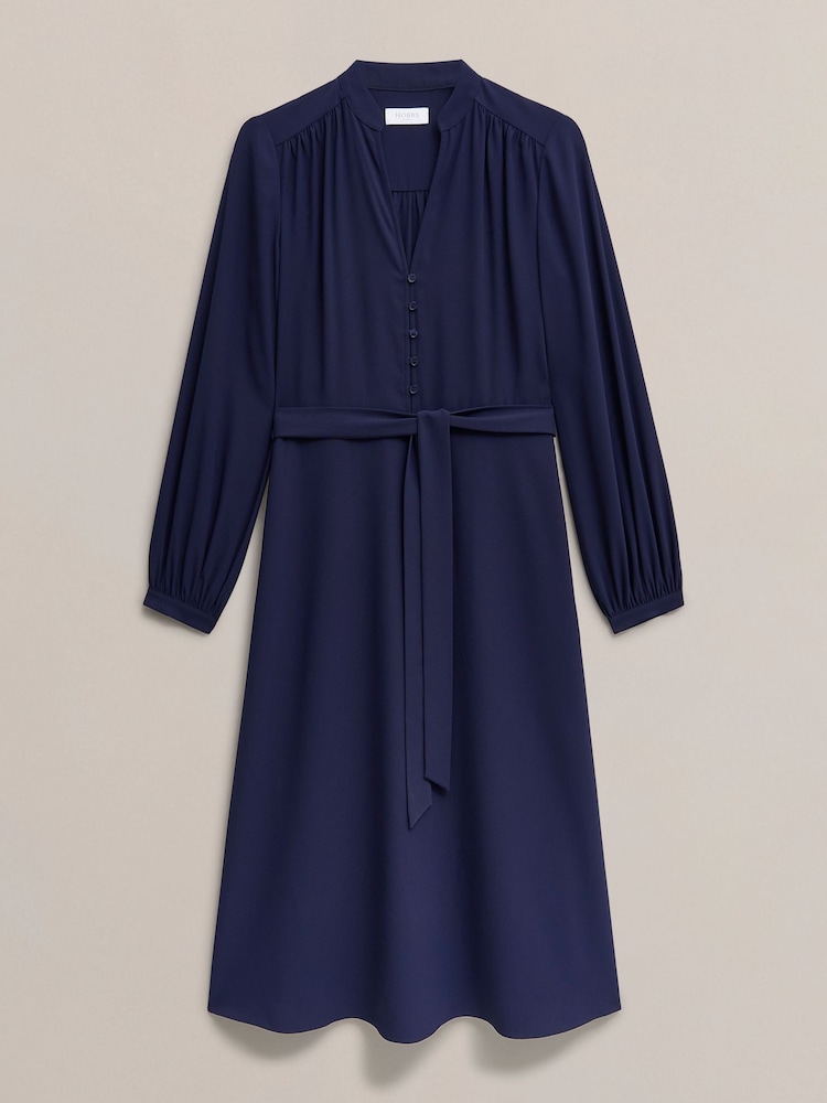 Hobbs Blue Lettie Dress - Image 4 of 4 Hobbs Blue Lettie Dress - Image 4 of 4