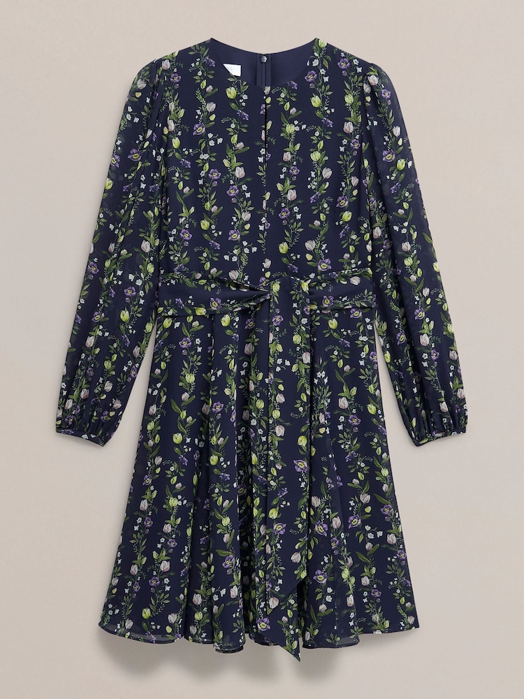 Hobbs Blue Emilia Dress - Image 4 of 4