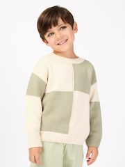GEN Green Checkerboard Jumper - Image 2 of 7