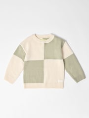 GEN Green Checkerboard Jumper - Image 4 of 7