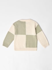GEN Green Checkerboard Jumper - Image 5 of 7