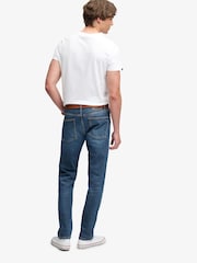 Blå - Superdry Vintage Slim Jeans med lige ben - Billede 4 af 7