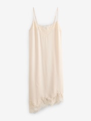 Laura Ashley Satin Lace Slip Nightie - Image 1 of 4