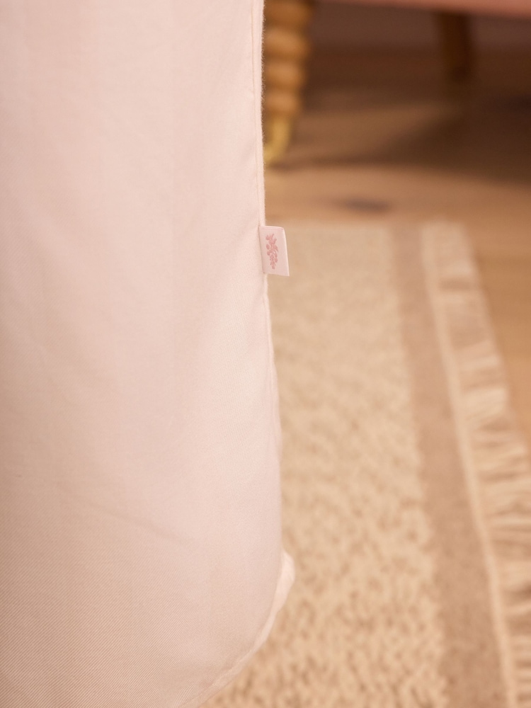 Laura Ashley Pink/Cream Romilly Embroidered Robe - Image 6 of 6