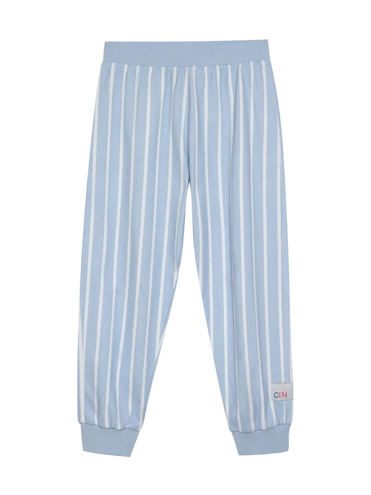 GEN Blue Stripe Pyjamas - Image 4 of 4