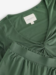 Laura Ashley Olive Green Modal Loungewear Set - Image 10 of 11