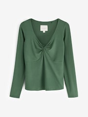 Laura Ashley Olive Green Modal Loungewear Set - Image 7 of 11