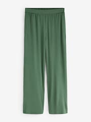 Laura Ashley Olive Green Modal Loungewear Set - Image 8 of 11