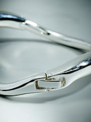 Plaqué argent sterling - Bracelet rigide - Image 6 de 6