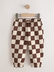 Marrón chocolate - Patterned Joggers (3mths-7yrs) - Imagen 1 de 4