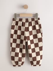 Marrón chocolate - Patterned Joggers (3mths-7yrs) - Imagen 2 de 4