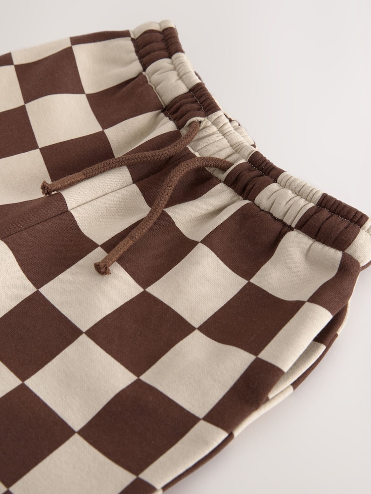 Marrón chocolate - Patterned Joggers (3mths-7yrs) - Imagen 4 de 4