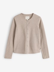 Laura Ashley Oatmeal Short Lounge Cardigan - Image 5 of 8