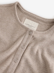 Laura Ashley Oatmeal Short Lounge Cardigan - Image 6 of 8