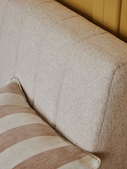 Tailored Chenille Oyster Anderson Storage Right Hand Corner Dining Bench - Image 6 of 12