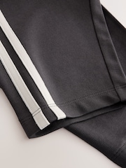 Charcoal Grey Wide Leg Side Stripe Joggers (3mths-7yrs) - Image 4 of 4