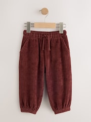 Burgundy Red Cord Cuffed Joggers (3mths-7yrs) - Image 5 of 8