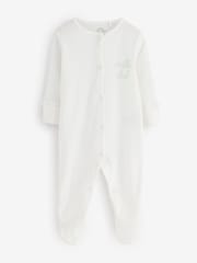 White/Green Sleepsuit Set 2 Pack - Image 2 of 3