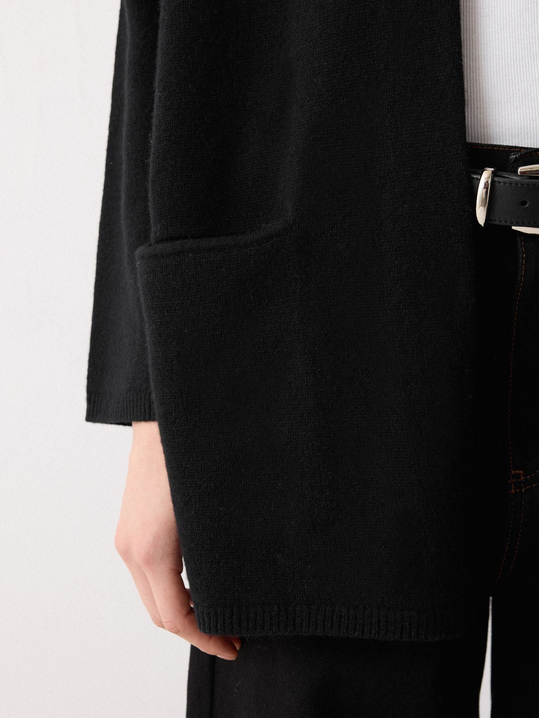 Buy Jigsaw Black Blend Relaxed Cardigan from Next USA