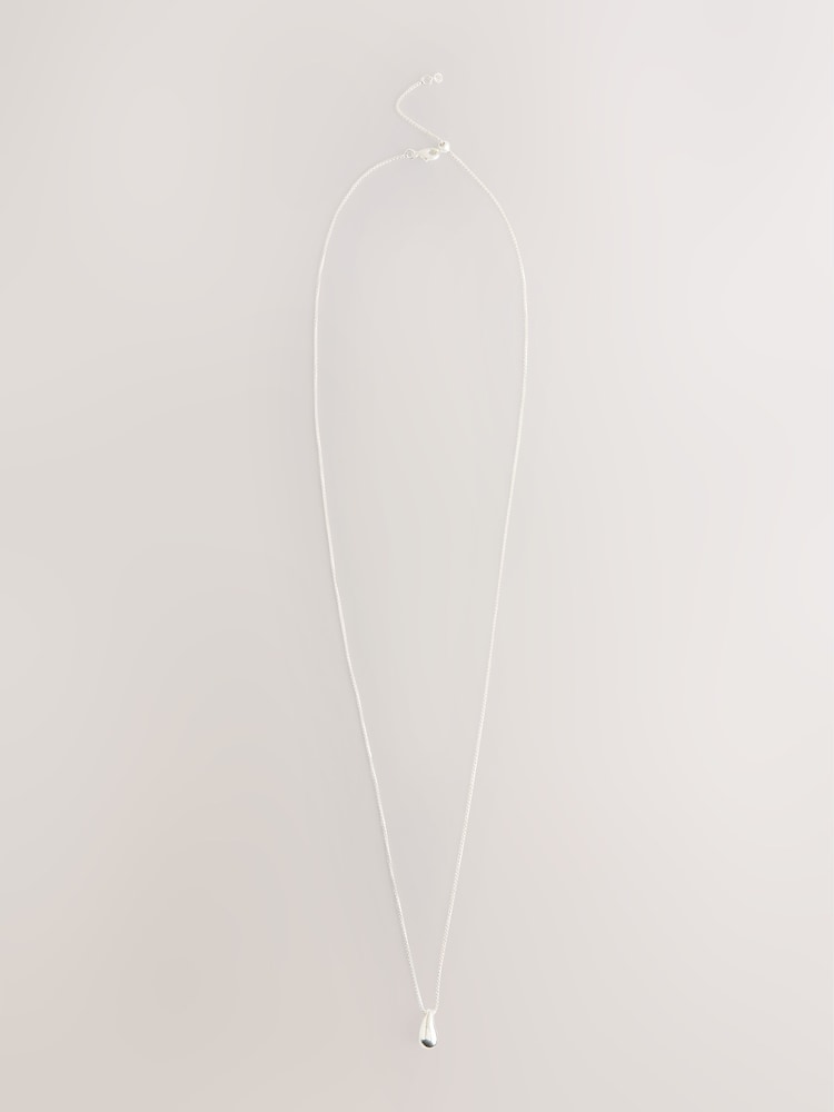 Sterling Silver Plated Long Pendant Necklace - Image 1 of 1