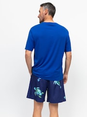 Cyberjammies Blue Jersey Top and Print Shorts Set - Image 2 of 4