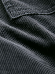 Grey Straight Cargo Cord Trousers with Modal - Image 6 of 6