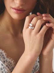 Sterling Silver Plated Wrap Ring - Image 4 of 5
