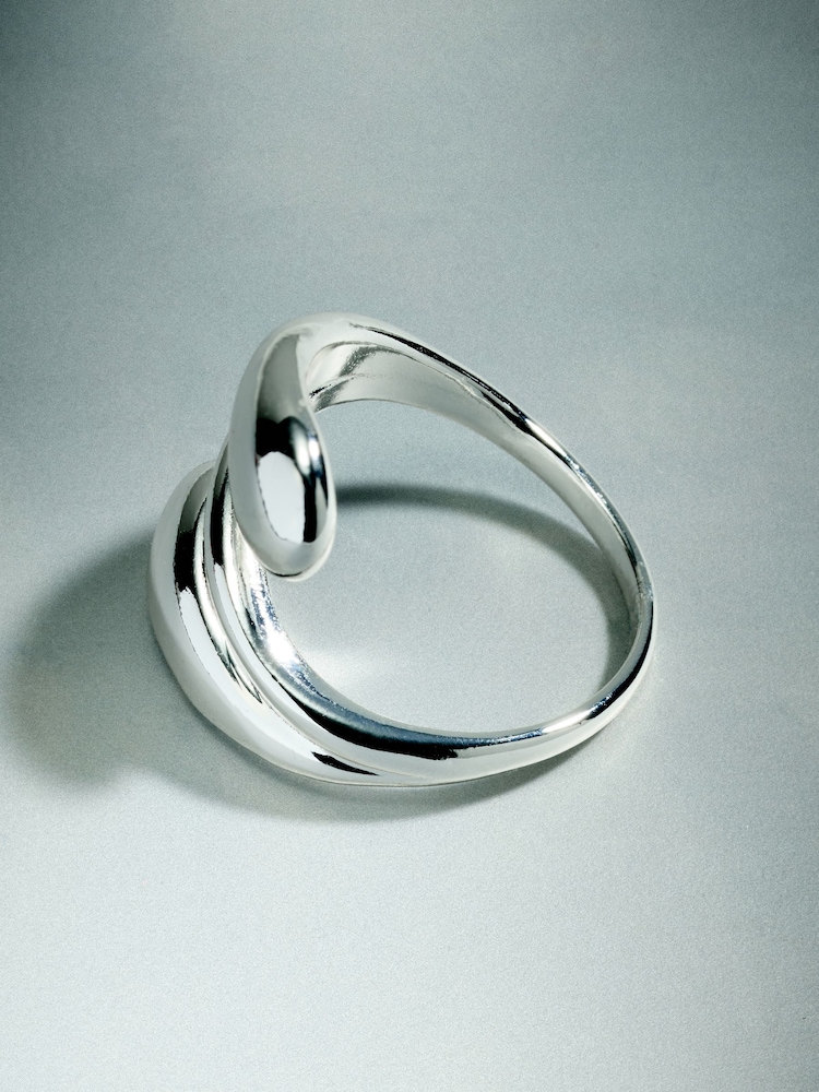 Sterling Silver Plated Wrap Ring - Image 4 of 4