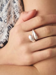Sterling Silver Plated Wrap Ring - Image 5 of 5