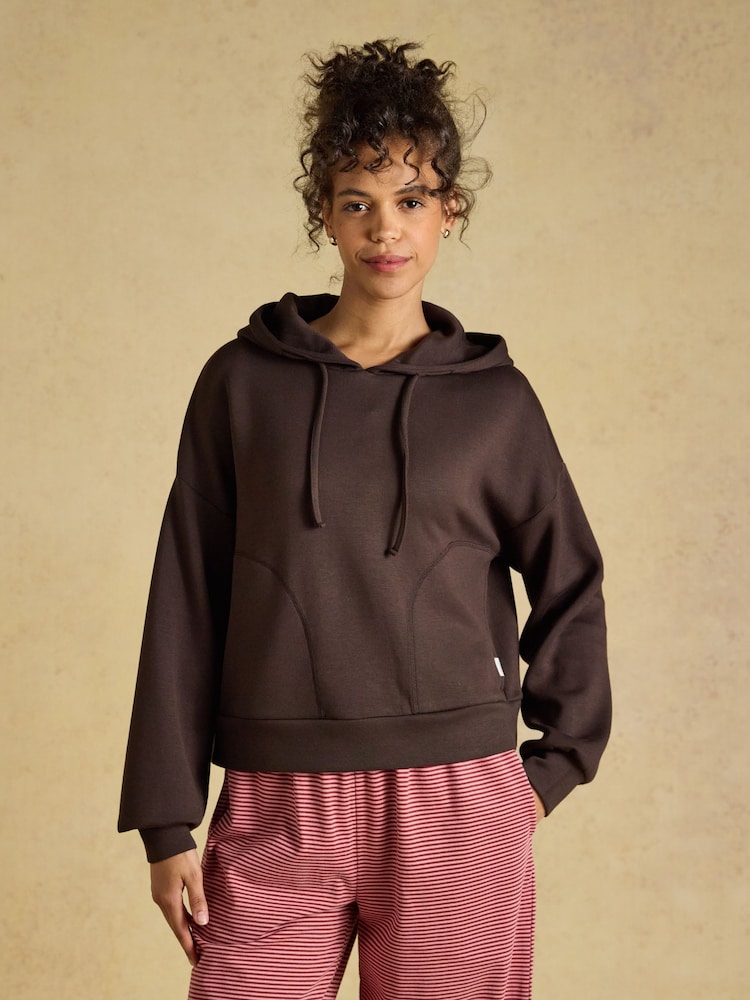 Joules Chocolate Brown Super Soft Hoodie - Image 1 of 8 Joules Chocolate Brown Super Soft Hoodie - Image 1 of 8